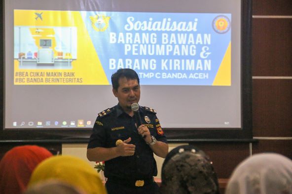 Bea Cukai Banda Aceh Sosialisasikan tentang Barang Kiriman dan Barang Bawaan Penumpang