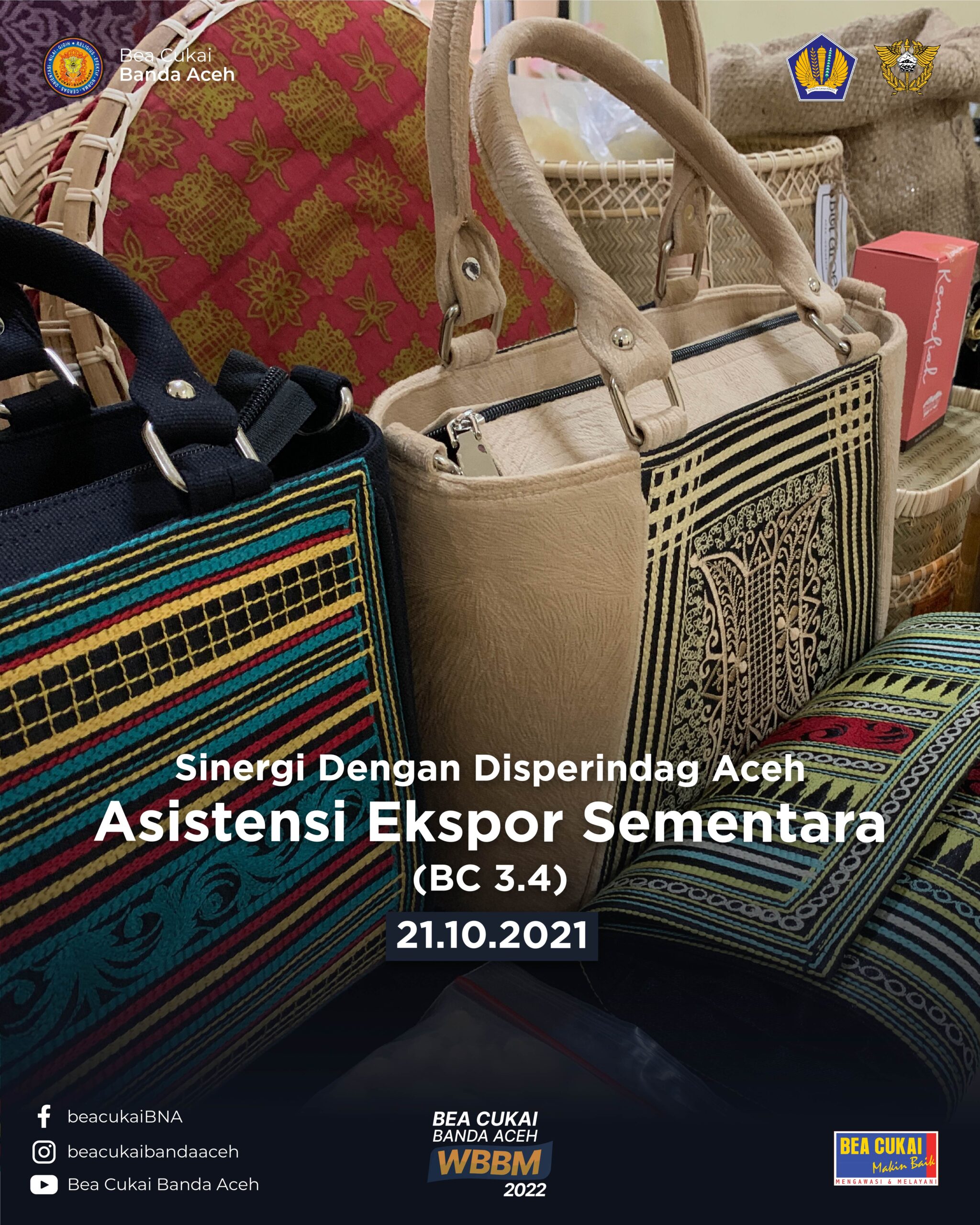 Bea Cukai Banda Aceh Asistensi Pembawaan Barang Penumpang Tujuan Pameran