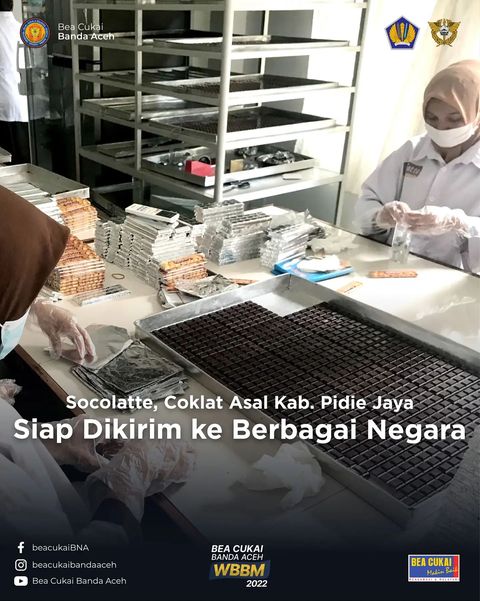 Socolatte, Coklat Asal Kab. Pidie Jaya Siap Dikirim ke Berbagai Negara